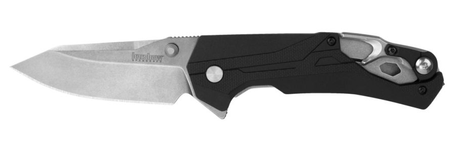 Kershaw 8655 Drivetrain Assisted Rescue Flipper Knife 3.2" D2 Stonewas