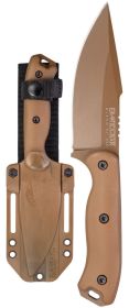 BK18 Becker Harpoon Burnt Bronze Celcon® Sheath, Str Edge