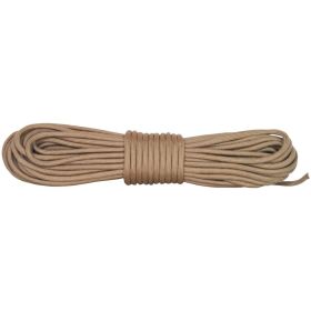 NYLON BRAIDED CORD - 50' HANK - COYOTE(TAN)