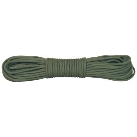 NYLON BRAIDED CORD - 50' HANK - BLACK