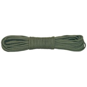 NYLON BRAIDED CORD - 50' HANK - OLIVE DRAB