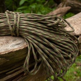 NYLON BRAIDED CORD - 100' HANK - OLIVE DRAB