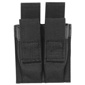 PISTOL QUICK DEPLOY DUAL MAG POUCH - BLACK