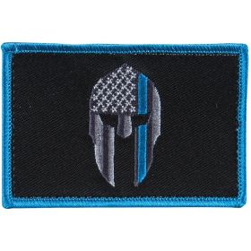 POLICE AND FIRE FLAG PVC PATCH - 6 PACK