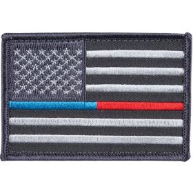 USA FLAG THIN BLUE AND RED LINE - 6 PACK