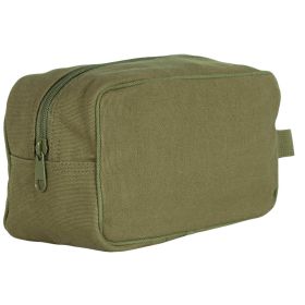 CANVAS TOILETRY KIT - OLIVE DRAB