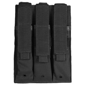 TRIPLE MP 5 MAG POUCH - BLACK