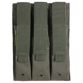 TRIPLE MP 5 MAG POUCH - OLIVE DRAB