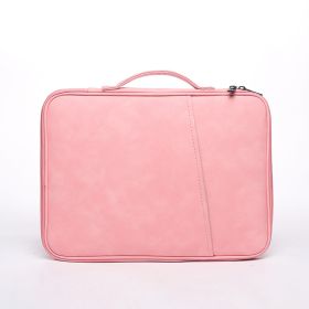 Keyboard Storage Summer Men's And Women's Earthquake Resistant Laptop Bag (Option: Pink Sheepskin-15inch)